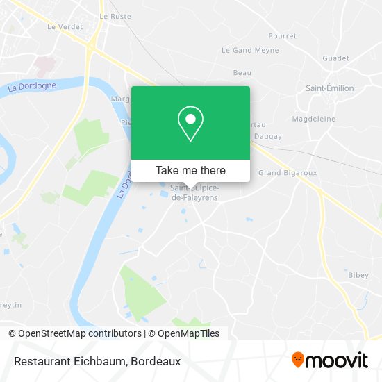 Restaurant Eichbaum map