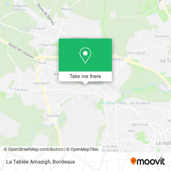 La Tablée Amazigh map