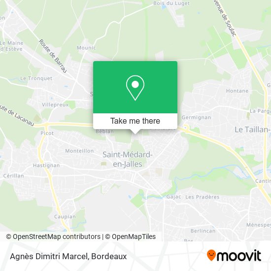 Agnès Dimitri Marcel map