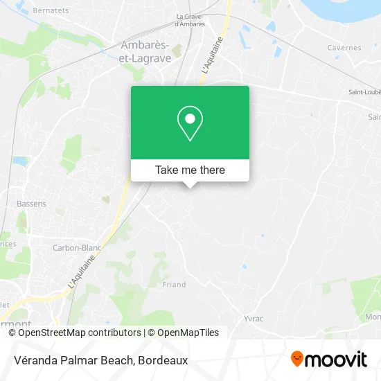 Véranda Palmar Beach map