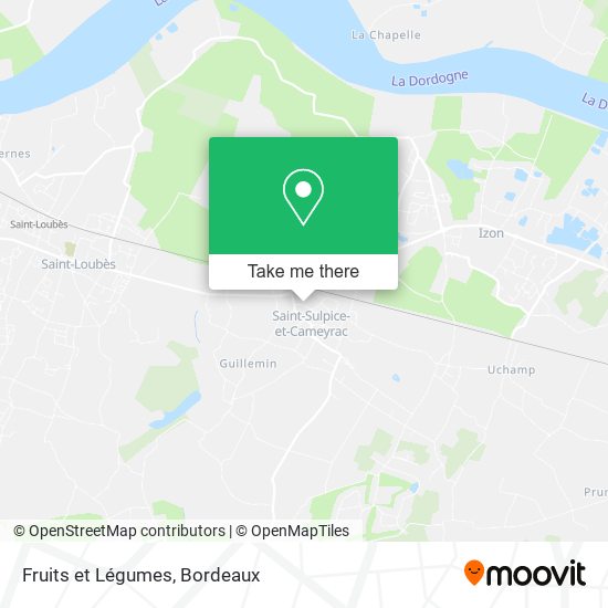 Fruits et Légumes map