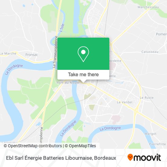 Mapa Ebl Sarl Énergie Batteries Libournaise