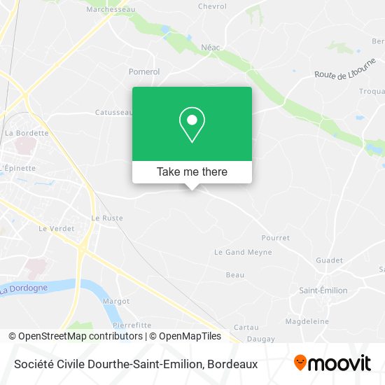 Société Civile Dourthe-Saint-Emilion map