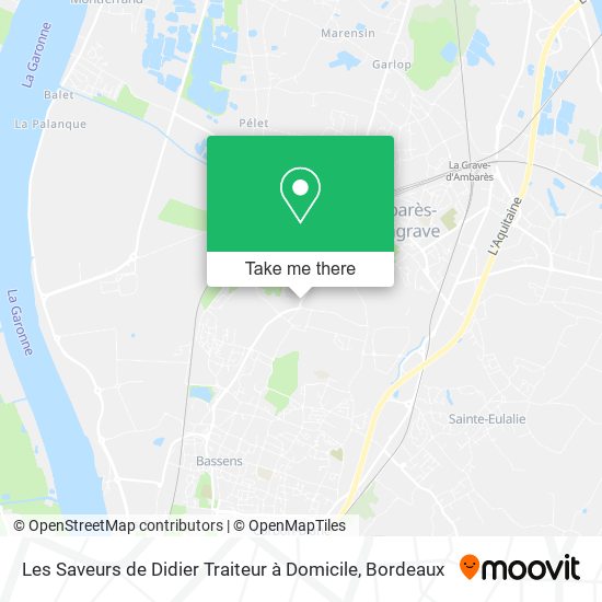 Les Saveurs de Didier Traiteur à Domicile map