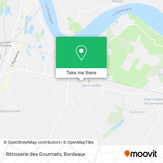 Rôtisserie des Gourmets map