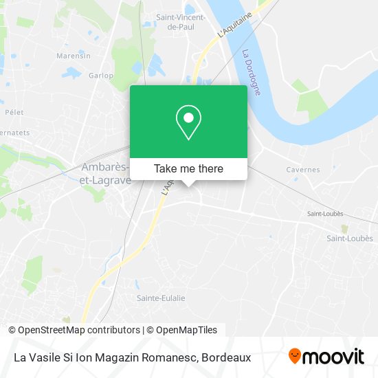 La Vasile Si Ion Magazin Romanesc map