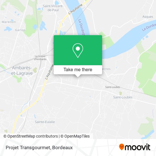 Projet Transgourmet map