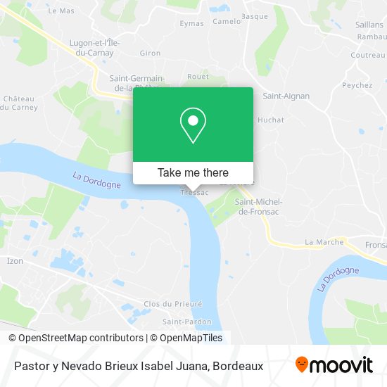 Pastor y Nevado Brieux Isabel Juana map