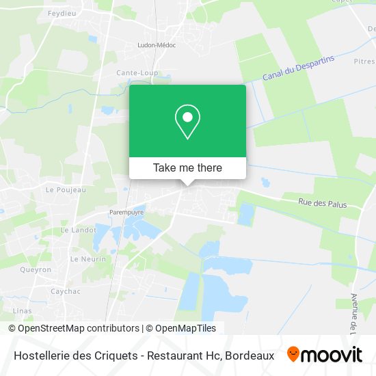 Hostellerie des Criquets - Restaurant Hc map