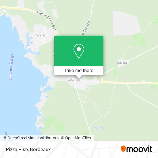 Pizza Pise map