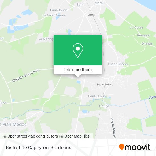 Bistrot de Capeyron map
