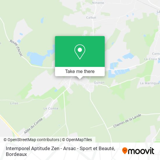Intemporel Aptitude Zen - Arsac - Sport et Beauté map