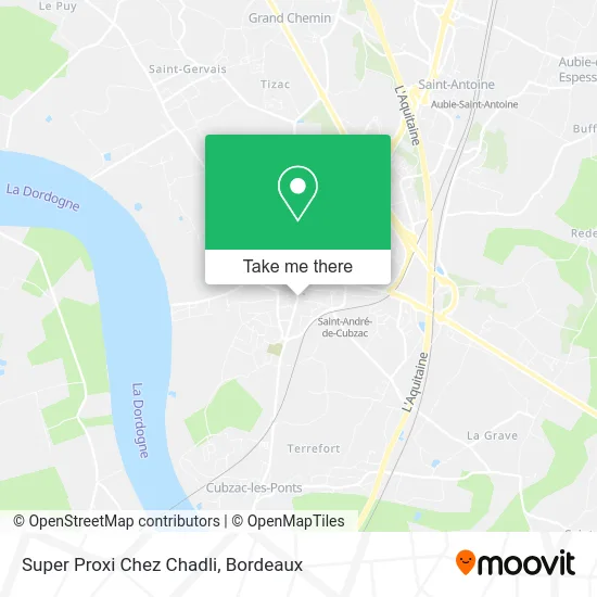 Super Proxi Chez Chadli map