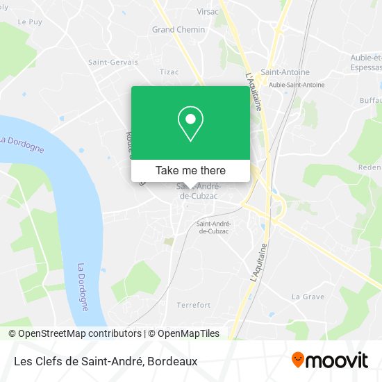 Les Clefs de Saint-André map