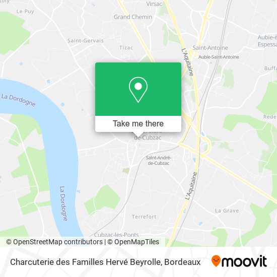 Charcuterie des Familles Hervé Beyrolle map