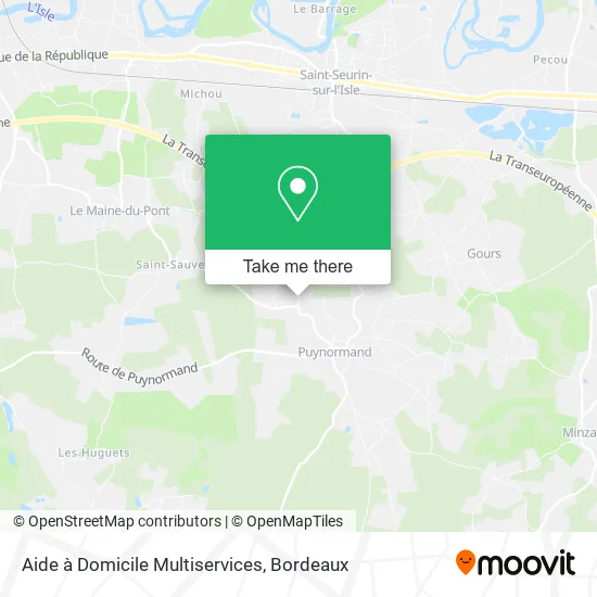 Aide à Domicile Multiservices map