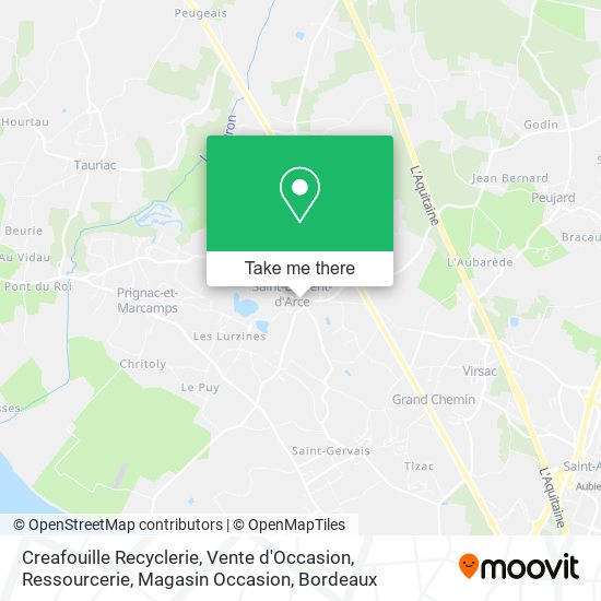 Mapa Creafouille Recyclerie, Vente d'Occasion, Ressourcerie, Magasin Occasion