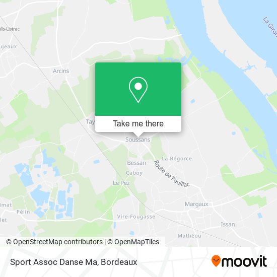 Sport Assoc Danse Ma map