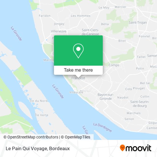 Le Pain Qui Voyage map