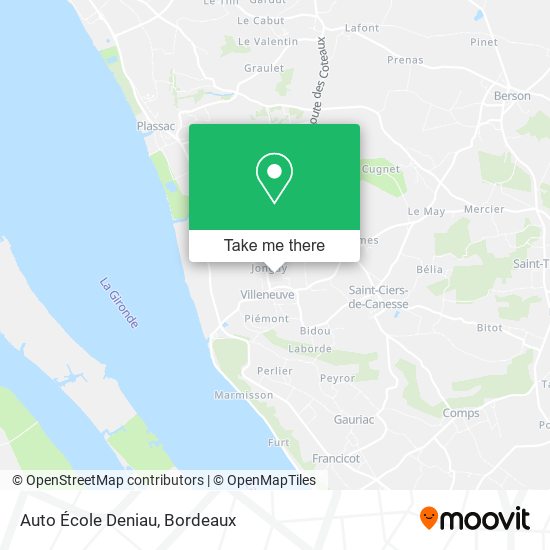 Auto École Deniau map