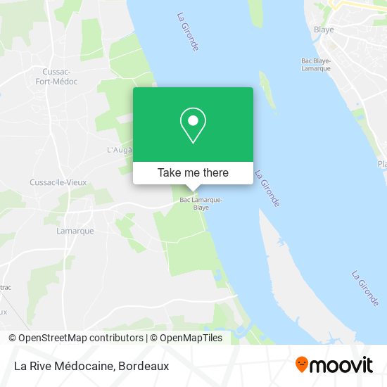 La Rive Médocaine map