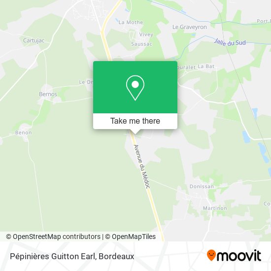 Pépinières Guitton Earl map