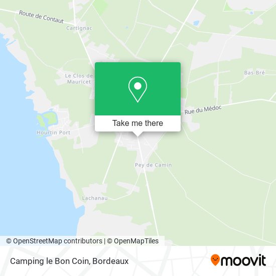 Camping le Bon Coin map