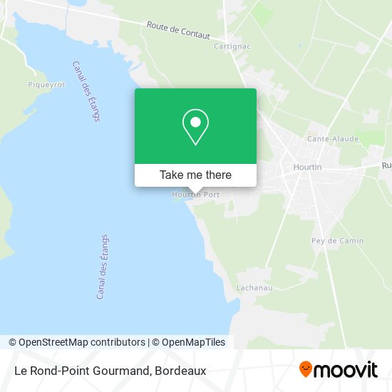 Le Rond-Point Gourmand map