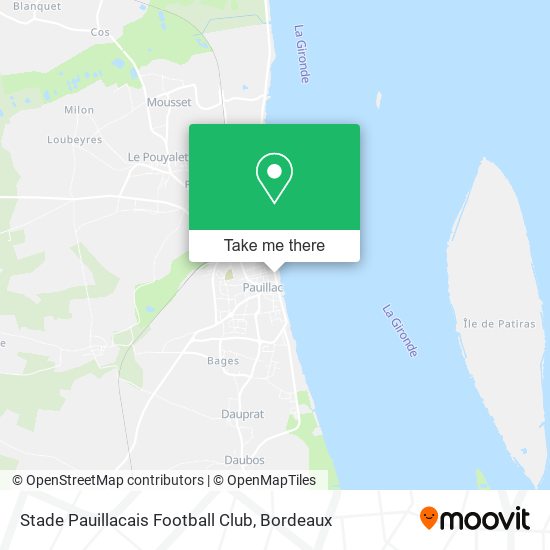 Stade Pauillacais Football Club map