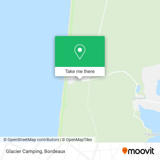 Glacier Camping map