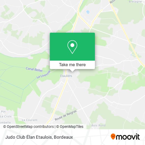 Mapa Judo Club Élan Etaulois