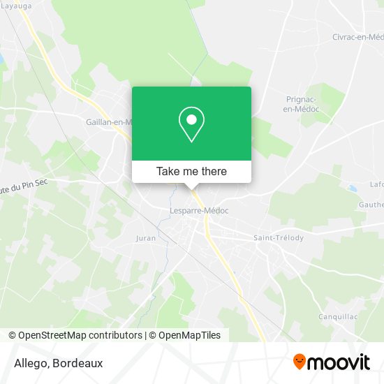 Allego map