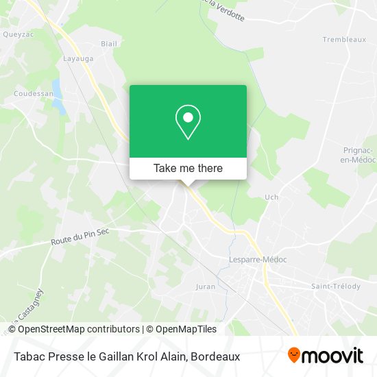 Tabac Presse le Gaillan Krol Alain map
