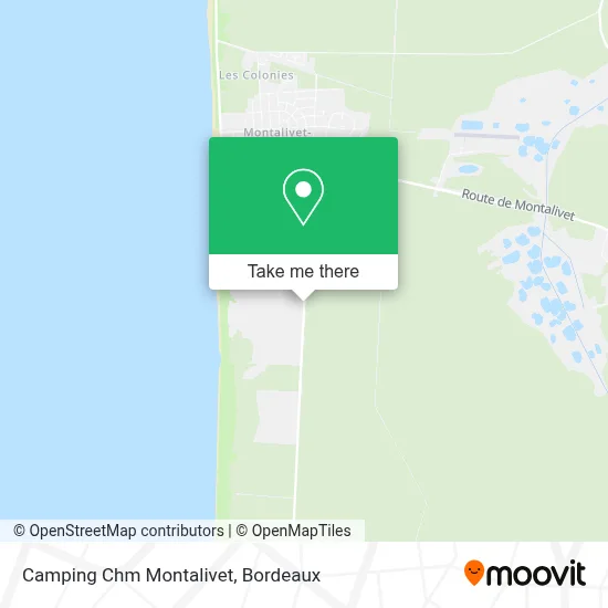 Camping Chm Montalivet map