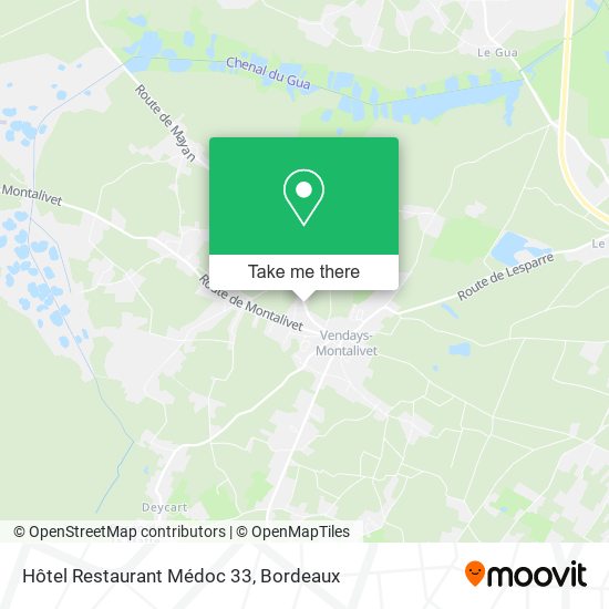 Hôtel Restaurant Médoc 33 map