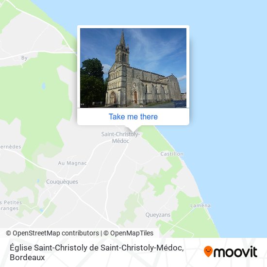 Église Saint-Christoly de Saint-Christoly-Médoc map