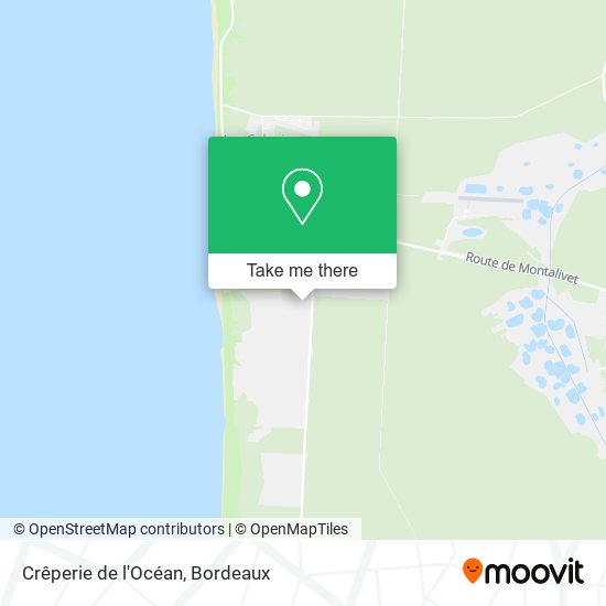 Crêperie de l'Océan map