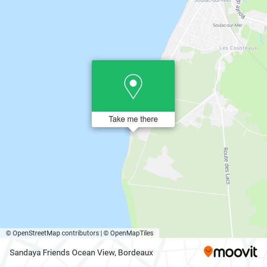 Sandaya Friends Ocean View map