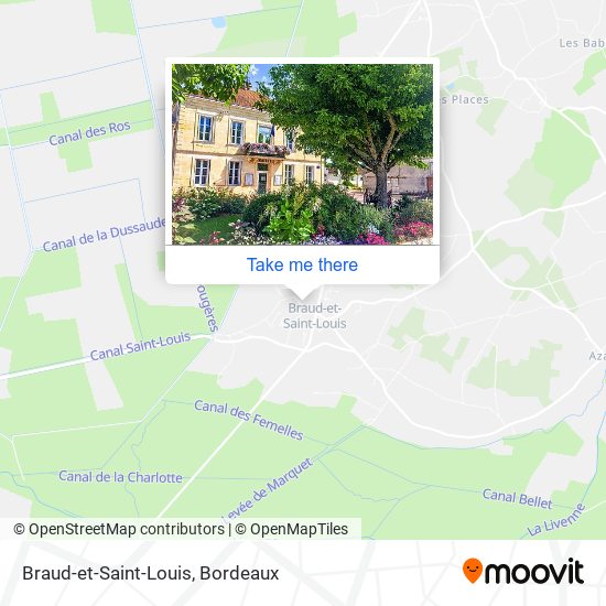 Mapa Braud-et-Saint-Louis