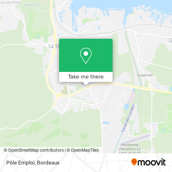 Pôle Emploi map