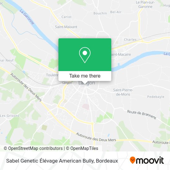Sabel Genetic Élévage American Bully map