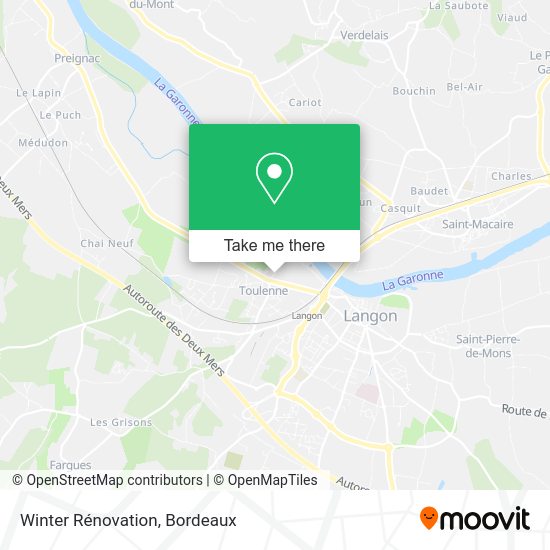 Winter Rénovation map
