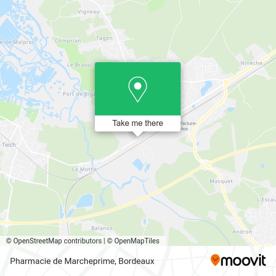 Pharmacie de Marcheprime map