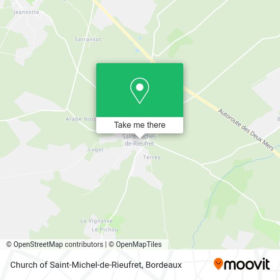 Church of Saint-Michel-de-Rieufret map