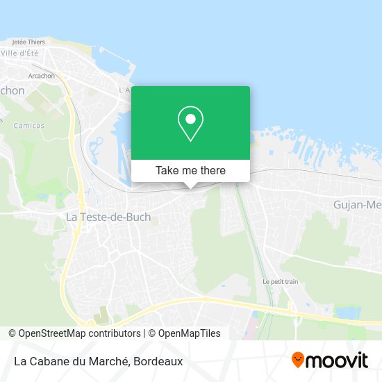 La Cabane du Marché map