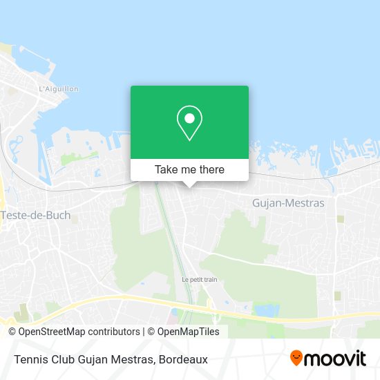 Tennis Club Gujan Mestras map