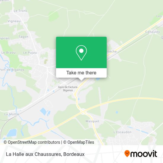 La Halle aux Chaussures map