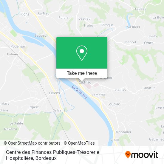 Centre des Finances Publiques-Trésorerie Hospitalière map