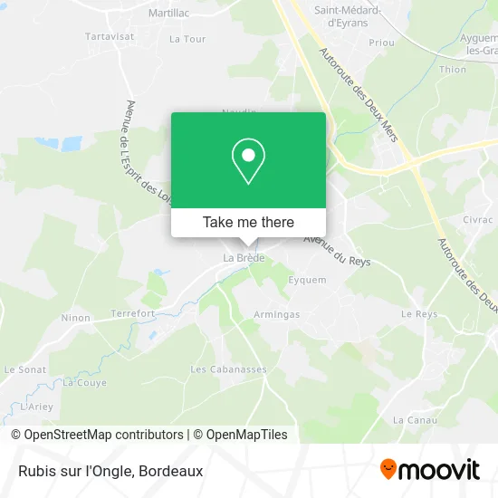 Rubis sur l'Ongle map