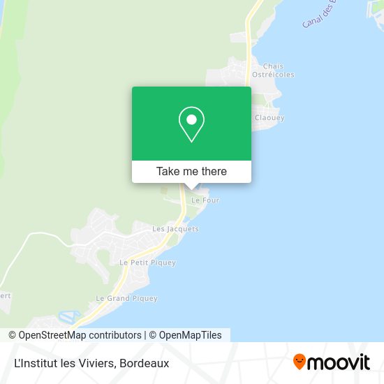 L'Institut les Viviers map